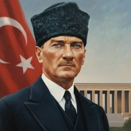 Mustafa Kemal Atatürk illüstrasyonu